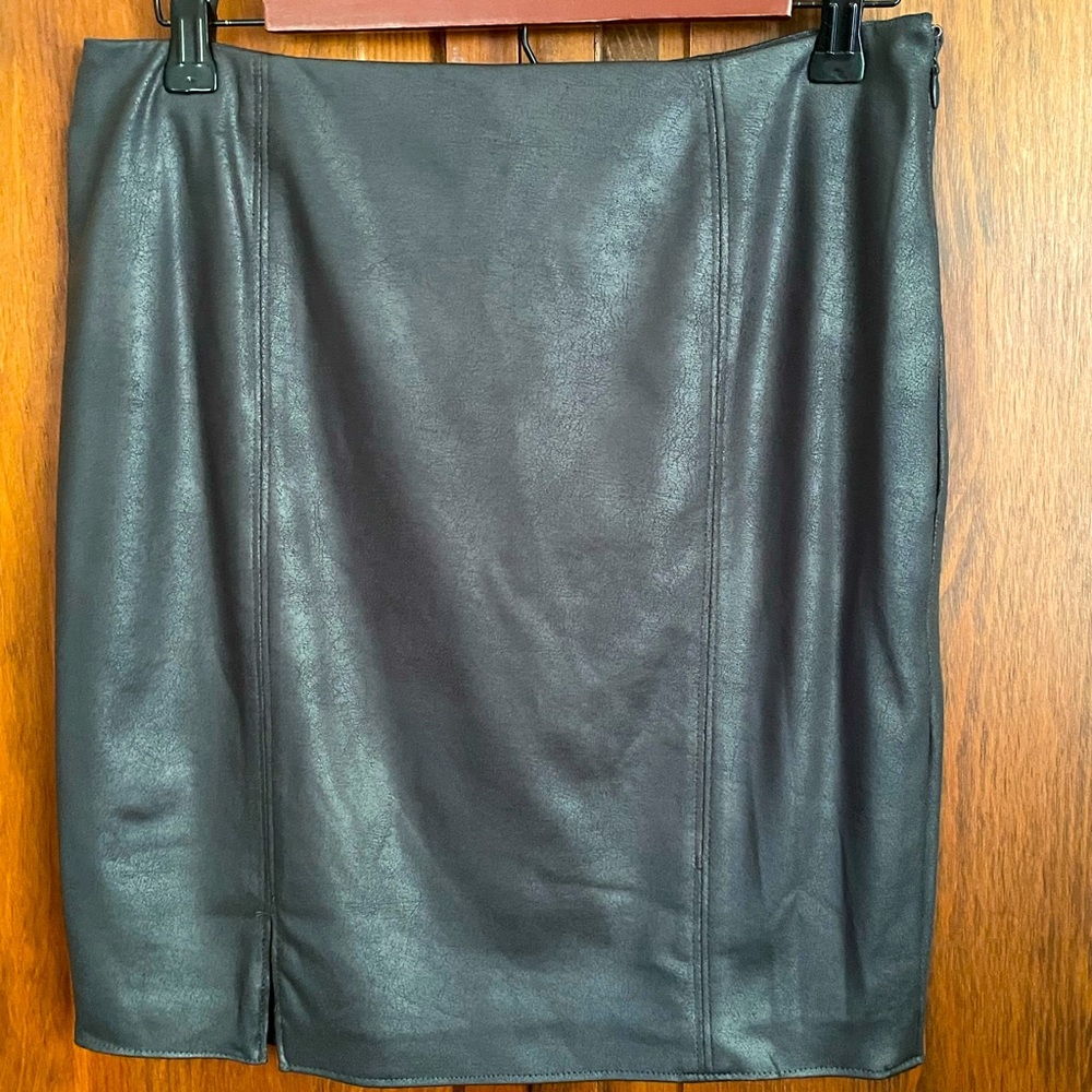 The Limited leather “look” skirt